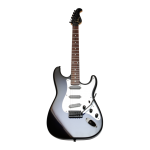 Electric Guitar Stratocaster black finish BK